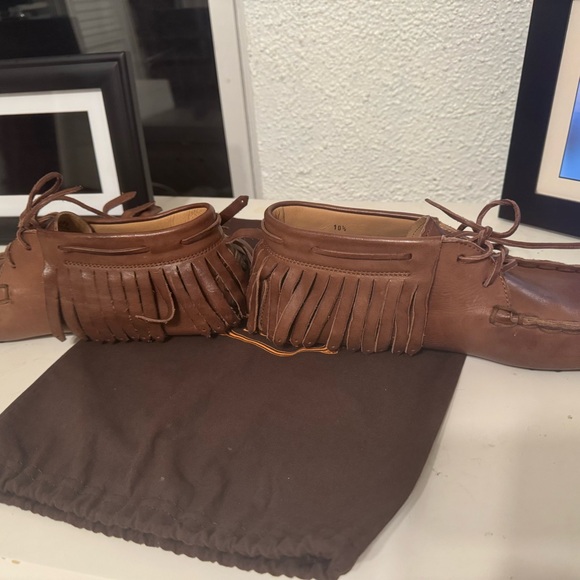 Tod's Tan Leather Slip-On Loafers - Picture 13 of 13